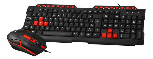 Kit Mouse E Teclado C3tech Gamer Gk-20bk Usb