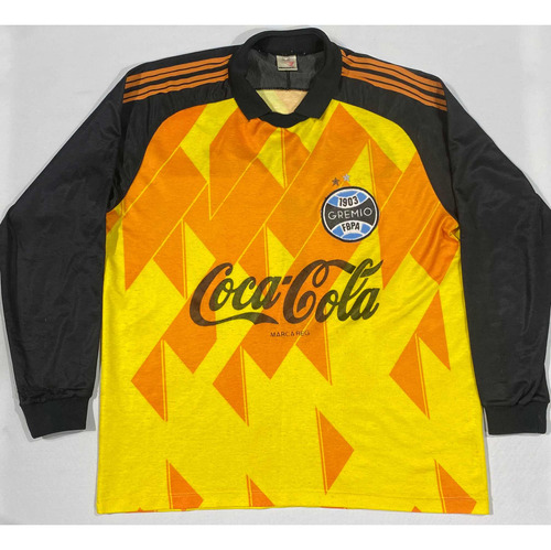 Camisa Jogo Grêmio 1991 Goleiro Sidmar Laranja Penalty