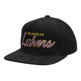 Gorra Mitchell & Ness La Lakers Cord Script Ajustable