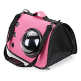 Bolsa Transporte P/cães E Gatos Pet Com Visor De Acrílico M