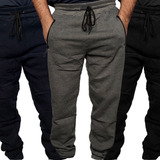 Pack 3 Pantalones Jogger Buzo Hombre Otoño Invierno