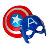 Escudo Capitan América + Máscara Disfraz Cosplay Halloween