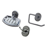 Juego Kit Set Accesorios Baño 3 Piezas Premium