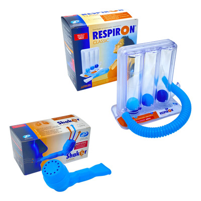 Kit Respiron Shaker Classic - Fisioterapia Respiratória | Frete grátis