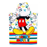 Poncho Toalla Con Capucha Infantil  Piñata Disney Personajes