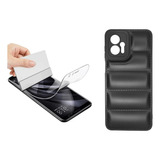 Funda Puffer + Hidrogel Compatible Con Motorola Moto G13