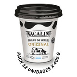 Pack 12 Unid X 400g Dulce De Leche Vacalin Original  Liniers