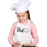 Avental Infantil Multiuso Projeto Mini Chef - Impermeavel Cor Branco