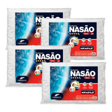 Kit 4 Travesseiros Nasa Alto Viscoelástico 14 Cm Anti Ácaro