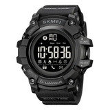 Reloj Pulsera Digital Negro Skmei Para Hombre Con Bluetooth