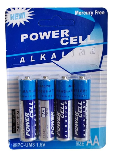 X20 Pilas Baterias Alkaline Aaa 1.5 V Mercury No Recargables