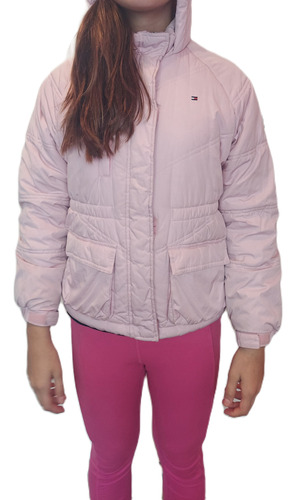 Campera Tommy Hilfiger Nena Rosa Talle L 12/14 Importada