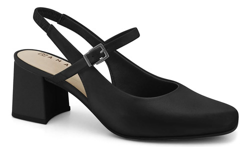 Sapato Ramarim Slingback Salto Bloco - 2417131