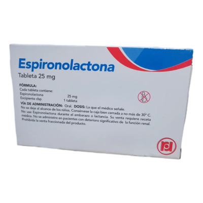 Espironolactona 25mg C\u002F30 Tabletas Bioresearch® | MercadoLibre