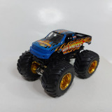 Vehículo Hot Wheels Monster Truck Beat That Azul 