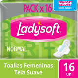 Toallas Femeninas Ladysoft Normal 16 Un