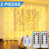 2 Peças De Cortinas Série Lights 300 Led Decorativas Usb 3x3