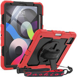 Funda Protectora Para iPad Air 5 10.9 A2589 A2591 (roja)