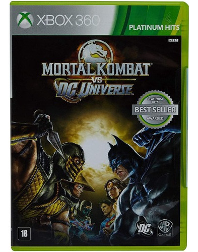 Mortal Kombat Vs Dc Universe Xbox 360 Original Frete Grátis 