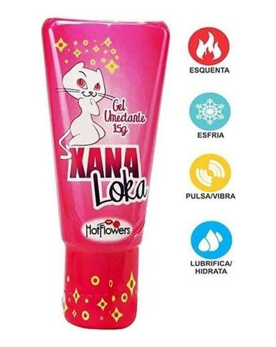 Gel Excitante Feminino Xana Loka Lubrificante Intimo Com Nf