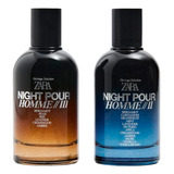 2 Perfumes Importados Zara Night Pour Homme Ii + Iii 100 Ml