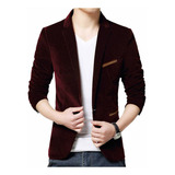 1 Blazers For Hombre, Traje Formal De Terciopelo, Informal,