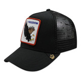 Gorra Goorin Bros Aguila Fredom Malla Negro