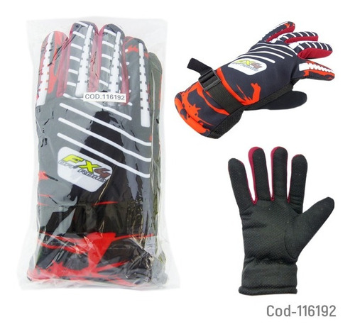 Guantes Térmicos Largos Fx4 Off Road Moto Bici Etc