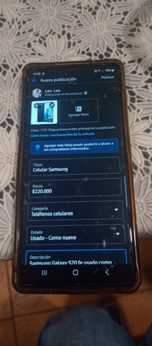 Celular Samsung Galaxy S20 Fe