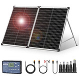 Panel Solar Portátil Plegable 100w 18v Con Controlador