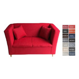 Sillon Tapizado Colores Vesubio 2 Cps Moderno 