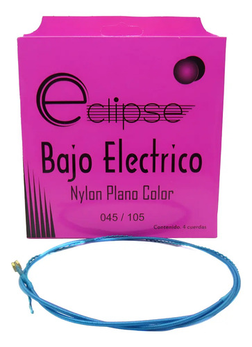 Cuerdas Eclipse Para Bajo Electrico 4cdas Nylon Colores | Meses sin interés