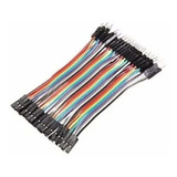 Pack 40 Cables Macho Hembra 10cm Dupont Arduino Y Protoboard