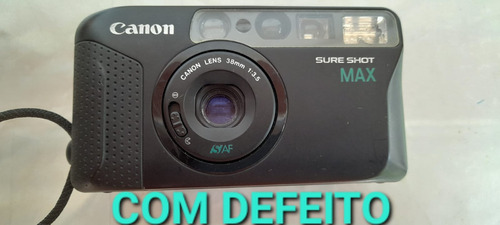 Câmera Digital Canon Sure Shot Max - Com Defeito