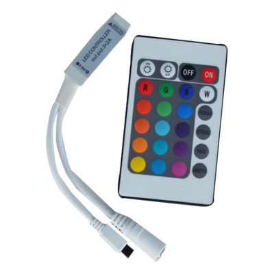 Control Remoto Ir Inalámbrico Con Luces Led, Tira De Atenuac