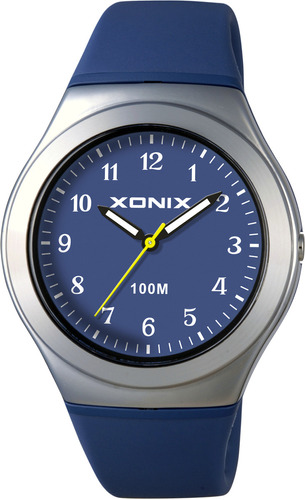 Reloj Xonix 100m Sumergible Pileta Mar Azul Mujer Aaz-005