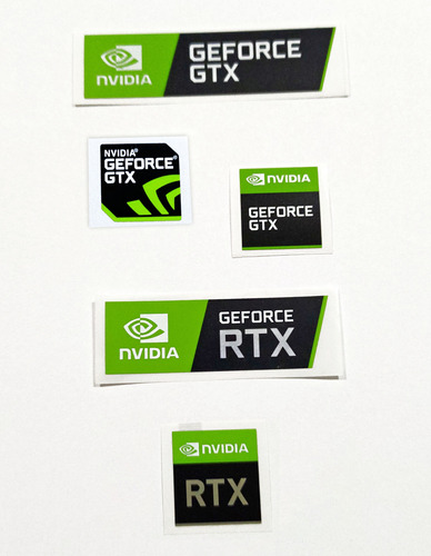 Adesivo Label Selo Nvidia Geforce Gtx Ou Rtx Frete Grátis