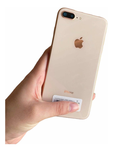  iPhone 8 Plus 64 Gb Dourado Vitrine - Grade A+ Bateria 100%