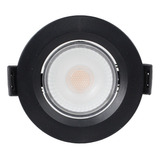 10x Spot Super Led Redondo Embutir Dicroica Sanca 3w Branco