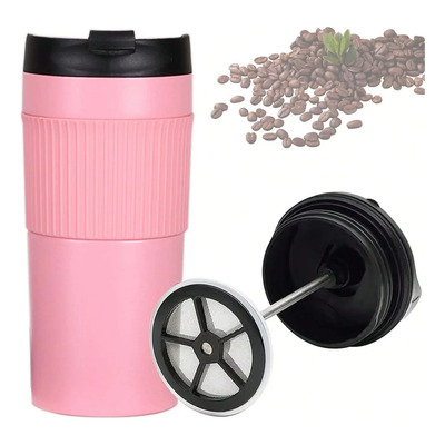Termo Prensa Francesa Para Cafe Con Filtro 450ml