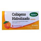 Colageno Hidrolizado Sabor Naranja 30 Sobres. Springlife