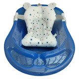 Bañera O Tina Para Bebe Con Cojín En Silicona Ergonomico