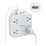 Adaptador De Cargador De Pared Multiconector (3 Usb (1 Usb C