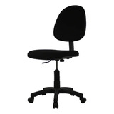 Silla De Escritorio Secretarial Básica Jm-009f Negro