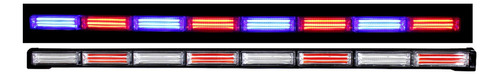 Barra Led Estroboscopica 90.5cm 8m Azul/rojo Ds