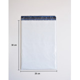 25 Envelope Branco Saco Para Correios Com Bolha - 26x36