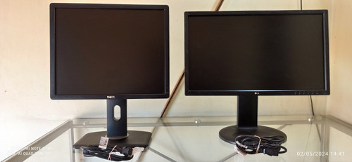 Lote Dos Monitores LG 22mb35p Y Dell P1913s