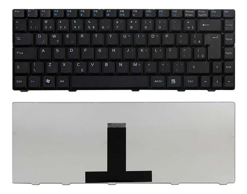 Teclado Philco Phn14ph24 Phn-14505 Phn-14507 Phn-1451 - 692 Cor Preto