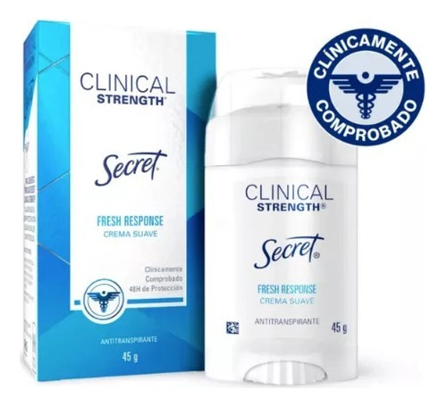 Antitranspirante Clinical Secret Creme Suave 45g - Orig. Usa