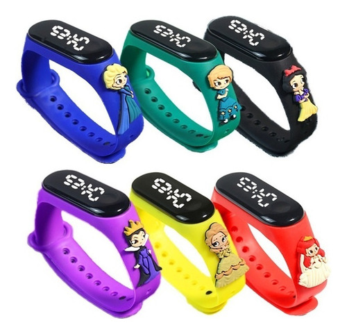 Pack 10 Reloj Led Economico Mayoreo Pulsera Barato Lote